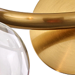 Бра с 2-мя стеклянными сферическими  плафонами Arco Wall Lamp варинант исполнения - 2 | Loft Concept в Барнауле