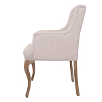 Кресло Mason Classical Armchair beige flax варинант исполнения - 1 | Loft Concept в Барнауле