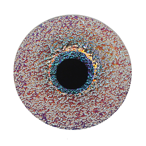 Бра круглое стеклянное с морозным эффектом Heterochromia