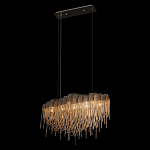 Люстра подвесная с металлическими цепочками и изогнутыми металлическими дугами 72 см Atlantis Chain варинант исполнения - 5 | Loft Concept в Барнауле