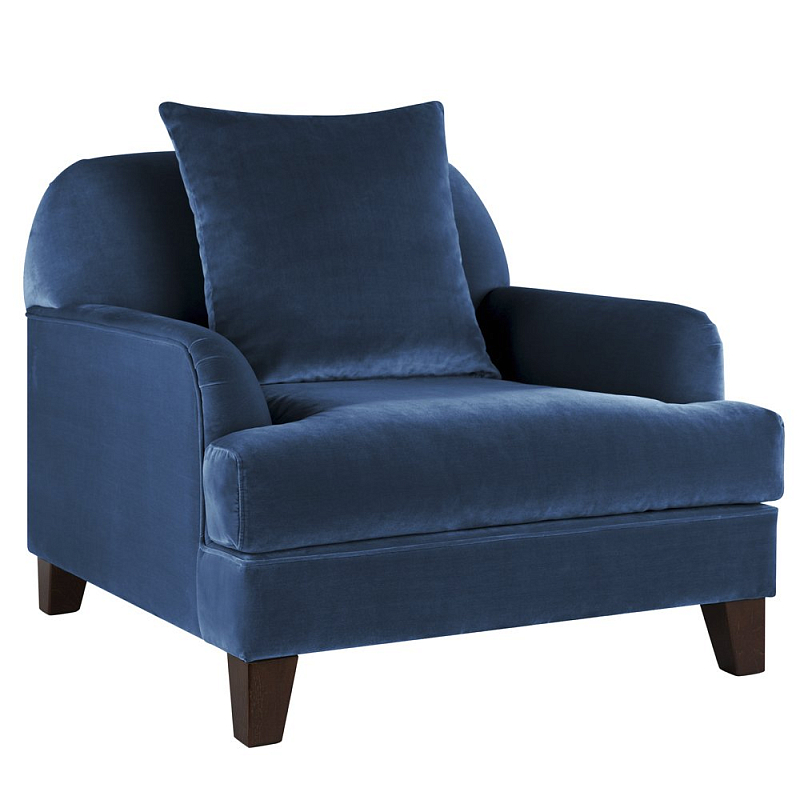 Кресло Grace Deep Blue Синий Кресло Grace Deep Blue Синий в Барнауле | Loft Concept