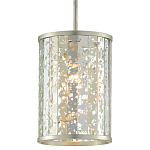 Подвесной светильник в форме цилиндра Speckled Mirror Plates варинант исполнения - 2 | Loft Concept в Барнауле