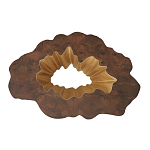 Кофейный стол Burl Exotic tree Coffee Table Black варинант исполнения - 2 | Loft Concept в Барнауле