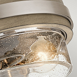 Потолочный светильник с прозрачным стеклянным плафоном с эффектом пузырьков Kichler варинант исполнения - 2 | Loft Concept в Барнауле