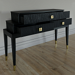 Премиальная Консоль с тремя ящиками Elsa Dreams Black варинант исполнения - 2 | Loft Concept в Барнауле