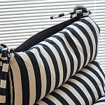 Кресло черно-белое со съемными подушками Celebrity варинант исполнения - 4 | Loft Concept в Барнауле