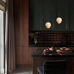 Подвесной светильник из белого алебастра Cryptocrystalline Stone варинант исполнения - 8 | Loft Concept в Барнауле