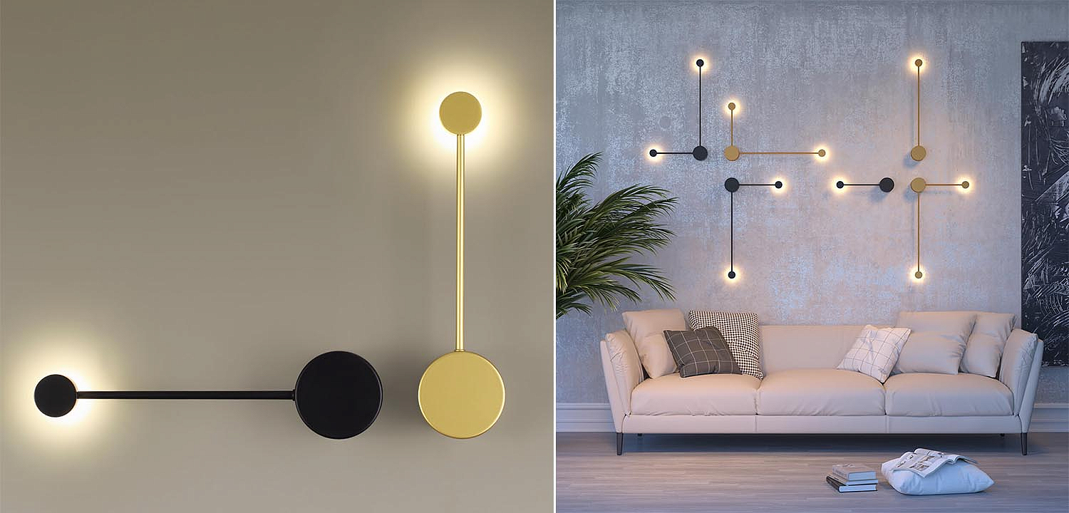 Бра Pin Wall Light Gold 40 Бра Pin Wall Light Gold 40 - Loft-Concept в Барнауле
