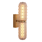 Бра с факутрным стеклянным плафоном Шампань Sonora варинант исполнения - 1 | Loft Concept в Барнауле