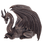 Декоративная статуэтка Дракон Dark Bronze Winged Dragon Statuette варинант исполнения - 3 | Loft Concept в Барнауле