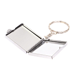 Зеркало брелок складное двухстороннее из натурального камня Оникс Silver Stone Mirrors варинант исполнения - 6 | Loft Concept в Барнауле