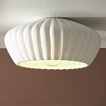 Потолочный светильник керамический Ceramic Embossed Lamp варинант исполнения - 2 | Loft Concept в Барнауле