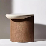 Дизайнерский журнальный стол полукруглой формы Pokun варинант исполнения - 2 | Loft Concept в Барнауле