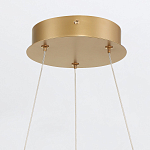 Люстра золотого цвета с 2-мя светодиодными кольцами Eurofase варинант исполнения - 4 | Loft Concept в Барнауле