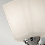 Бра для ванных комнат с белым матовым плафоном квадратной формы на основании цвета хром Feiss варинант исполнения - 5 | Loft Concept в Барнауле