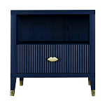 Прикроватная тумбочка с полкой Elsa Dreams Blue варинант исполнения - 5 | Loft Concept в Барнауле