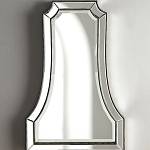 Зеркало в серебристой фигурной раме Silver Reflection варинант исполнения - 3 | Loft Concept в Барнауле