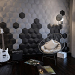 Гипсовая 3D панель с принтографией PM-30 варинант исполнения - 7 | Loft Concept в Барнауле