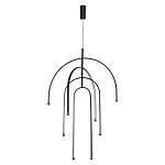 Люстра подвесная с дугообразными изогнутыми элементами Luke Lampco Tracer Lamp варинант исполнения - 2 | Loft Concept в Барнауле