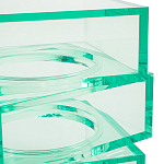 Стол журнальный в форме кубов Acrylic Furniture Lumina Mint Breeze варинант исполнения - 3 | Loft Concept в Барнауле