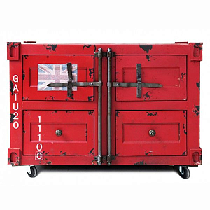 Комод морской контейнер Loft French Vintage