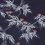 Обои ручная роспись Silk Tree Special Colourway on Empire Blue dyed silk варинант исполнения - 2 | Loft Concept в Барнауле