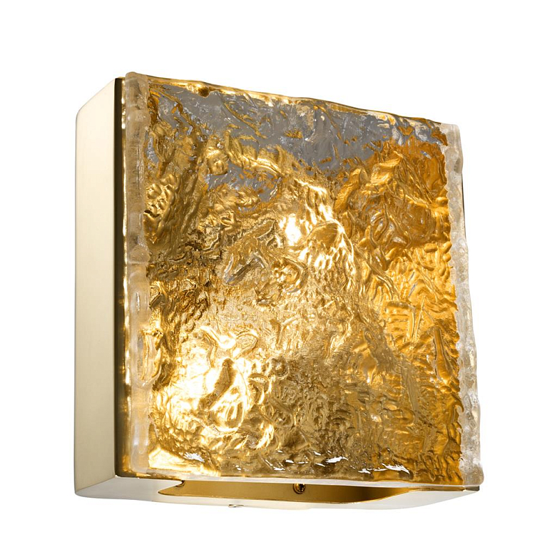 Бра Eichholtz Wall Lamp St Kitts Латунь Прозрачное Стекло Бра Eichholtz Wall Lamp St Kitts Латунь Прозрачное Стекло в Барнауле | Loft Concept