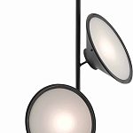 Торшер черный с 2-мя большими лампами Black Diffusers варинант исполнения - 1 | Loft Concept в Барнауле