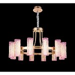 Люстра круглая с текстурными цилиндрическими плафонами Glimpse варинант исполнения - 4 | Loft Concept в Барнауле