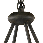 Люстра круглая с литыми стеклянными дисками Olympe Glass Chandelier варинант исполнения - 3 | Loft Concept в Барнауле