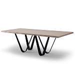 Стол обеденный на изогнутых ножках Consonance варинант исполнения - 1 | Loft Concept в Барнауле