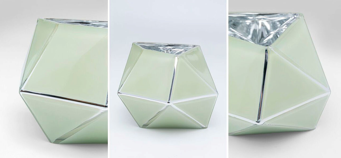 Ваза серая Geometric projection Ваза серая Geometric projection - Loft-Concept в Барнауле