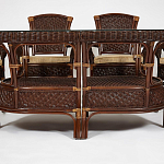 Комплект обеденный из ротанга Eloise grand варинант исполнения - 11 | Loft Concept в Барнауле