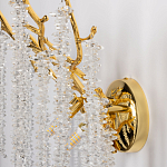 Бра золотого цвета с ветвями и хрустальными подвесками FAIRYTREE Light варинант исполнения - 7 | Loft Concept в Барнауле