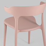 Пыльно-розовый стул из прочного PP-пластика JORIS варинант исполнения - 6 | Loft Concept в Барнауле
