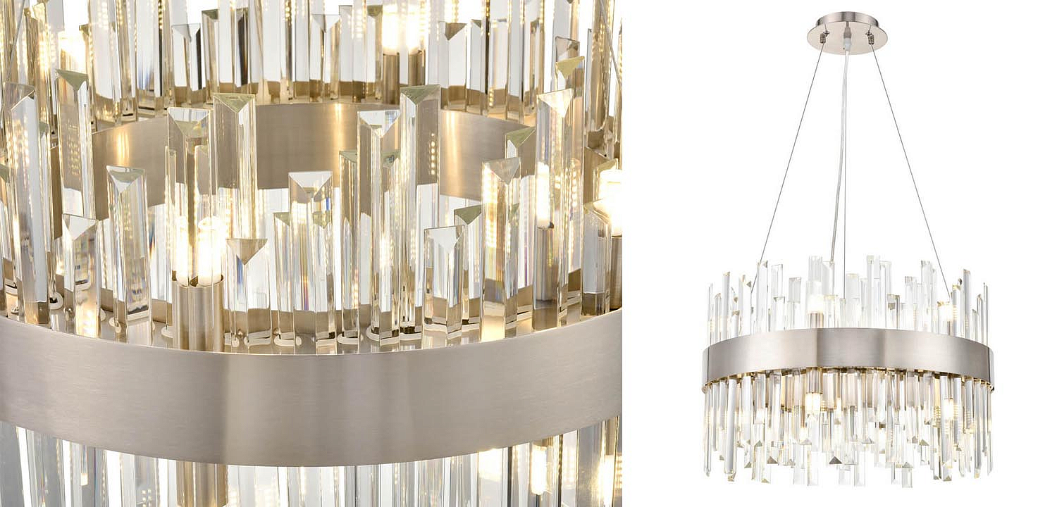 Люстра Cramer Chandelier 50 satin nickel Люстра Cramer Chandelier 50 satin nickel - Loft-Concept в Барнауле