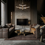 Люстра с геометрической конструкцией из вытянутых цилиндрических плафонов Hex Scaffold  варинант исполнения - 13 | Loft Concept в Барнауле