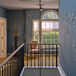 Обои ручная роспись Nara Original colourway on Summer Sky slub silk варинант исполнения - 2 | Loft Concept в Барнауле