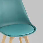 Стул с основой из пластика и мягким сиденьем Arvika Azure варинант исполнения - 7 | Loft Concept в Барнауле