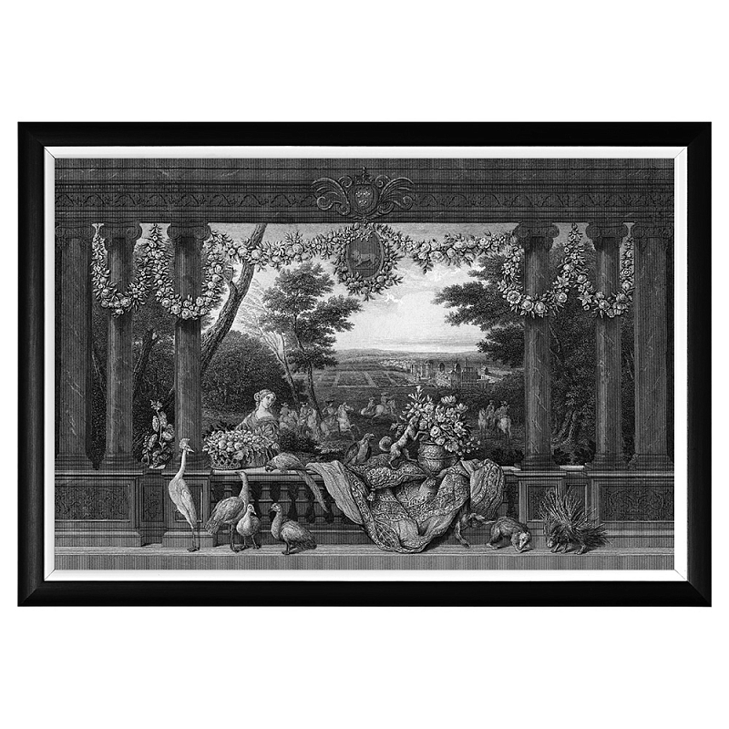 Постер Vincennes Poster Черный Белый Постер Vincennes Poster Черный Белый в Барнауле | Loft Concept