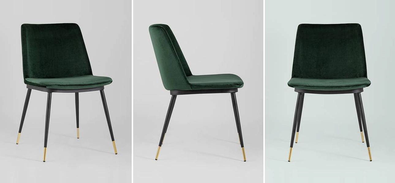 Стул Melissa Chair Зеленый Велюр Стул Melissa Chair Зеленый Велюр - Loft-Concept в Барнауле