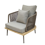 Кресло уличное серое Street Comfort  варинант исполнения - 1 | Loft Concept в Барнауле