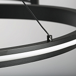 Люстра подвесная светодиодная в виде волнообразной ленты Ribbon Vortex варинант исполнения - 9 | Loft Concept в Барнауле