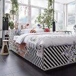 Дизайнерская кровать с системой хранения варинант исполнения - 1 | Loft Concept в Барнауле