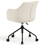 Вращающееся кресло с обивкой букле Boucle Office Chair варинант исполнения - 3 | Loft Concept в Барнауле