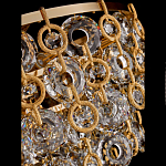 Люстра каскадная с подвесками в форме колец Galaxy of Light варинант исполнения - 5 | Loft Concept в Барнауле