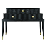 Премиальная Консоль с тремя ящиками Elsa Dreams Black варинант исполнения - 4 | Loft Concept в Барнауле