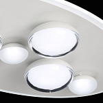 Потолочный светильник овальной формы белого цвета с 7-ю лампами Lunar Pebbles варинант исполнения - 8 | Loft Concept в Барнауле