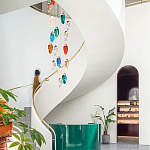 Каскадная люстра с цветными плафонами Soar Colorful Cascade Chandelier варинант исполнения - 2 | Loft Concept в Барнауле