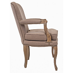 Кресло Aubrey Classical Armchair brown flax варинант исполнения - 1 | Loft Concept в Барнауле